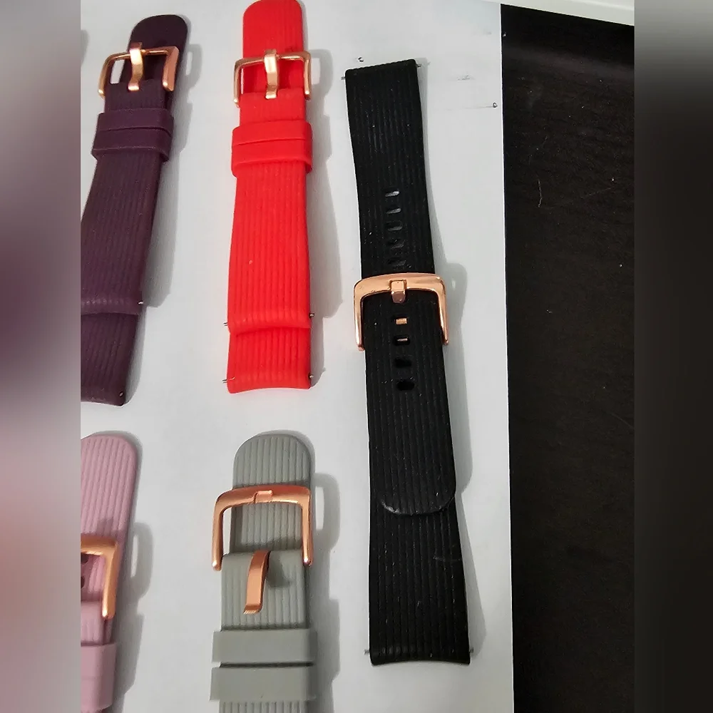 Silicone Wrist Band Compatible with Samsung Galaxy Watch 42 mm SM-R810 - R815